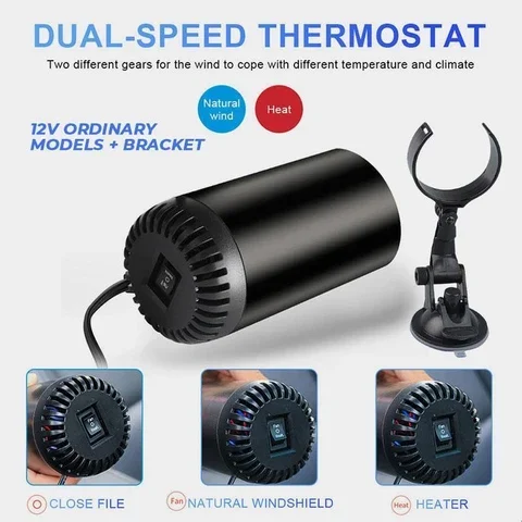 Winter Hot - SaleFast Heating Cup Shape Car Warm Air Blower