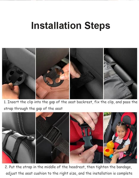 Auto Child Safety Seat Simple Car Portable Seat Belt