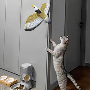 LAST DAY 49% OFF- Simulation Bird Interactive Cat Toy for Indoor Cats