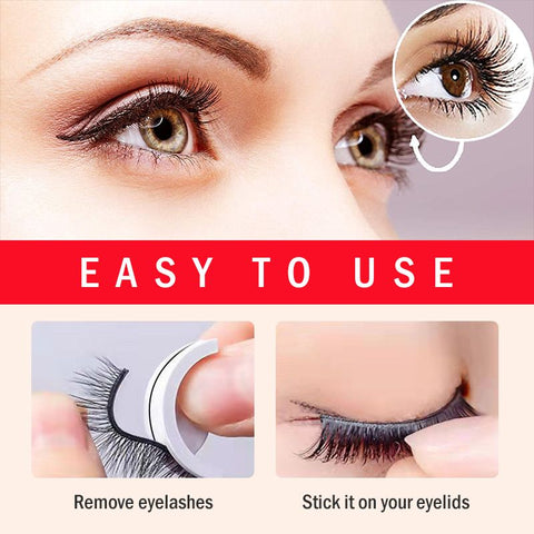 Last Day 70% OFF-Reusable Adhesive Eyelashes