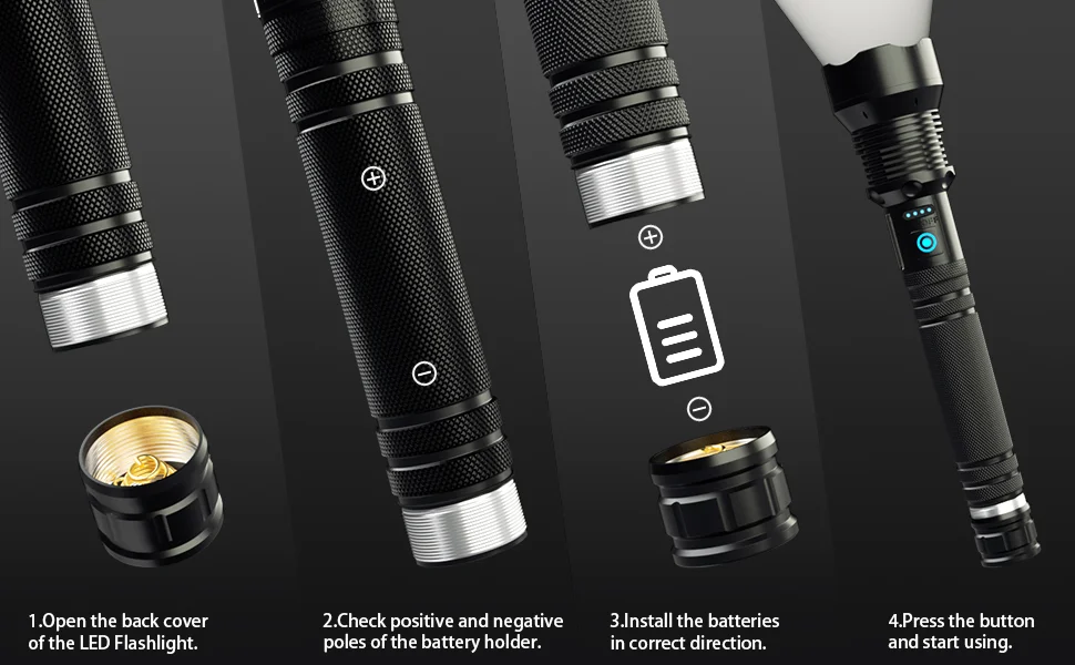 Hot sale - LED Rechargeable Tactical Laser Flashlight