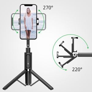 6 in 1 Wireless Bluetooth Selfie Stick