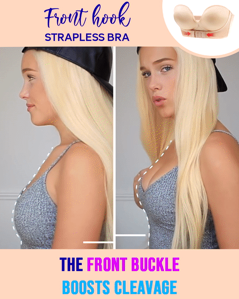 UpWing Bra - Front Buckle Strapless Adjustable bra