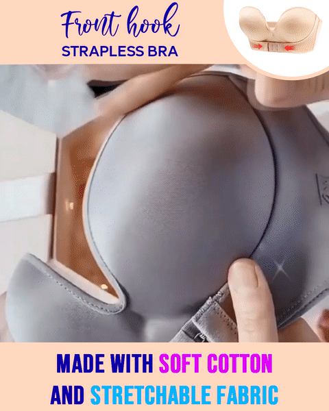 Front Buckle Strapless Adjustable bra