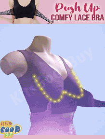 Push-Up Comfy Lace Bra