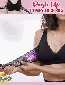 Push-Up Comfy Lace Bra