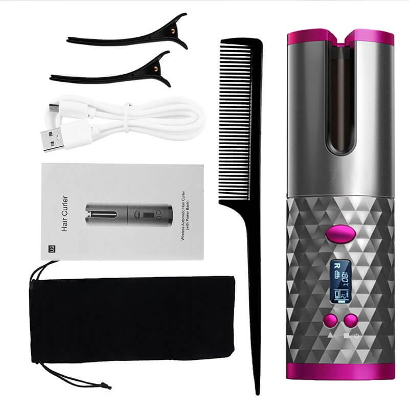 Auto Rotating Ceramic Hair Curler