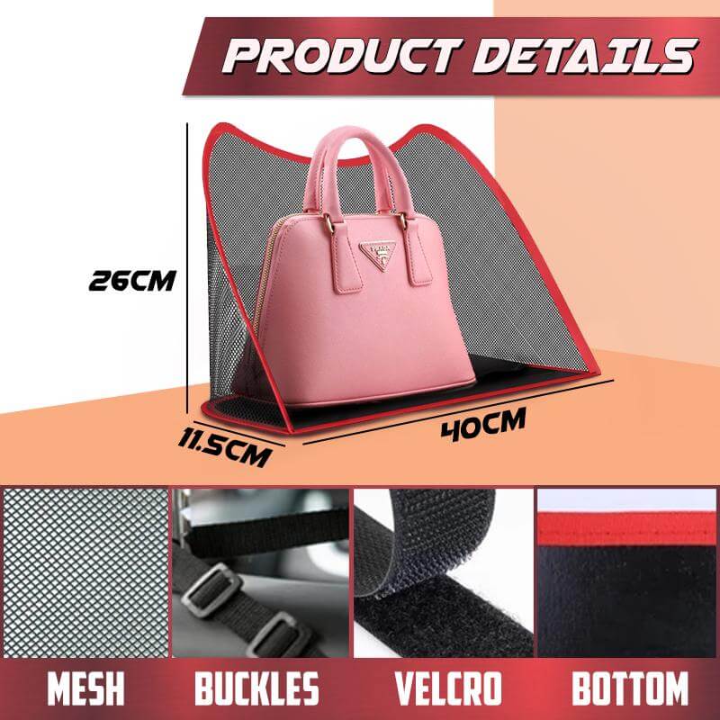 Carnet Bag Car Net Pocket Handbag Holder