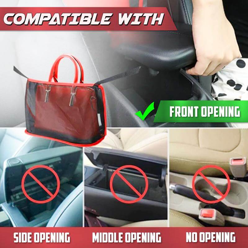 Carnet Bag Car Net Pocket Handbag Holder