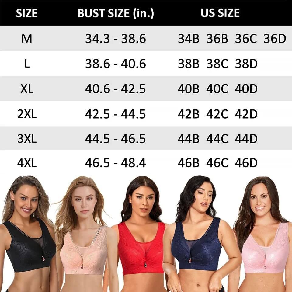 Charmi Bra – Plus Size Push Up Full Cup Comfort Vest Bra