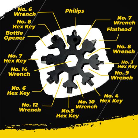 18-in-1 Snowflake Multi-tool