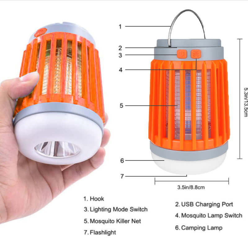 Keilini Mosquito - Powered Lamp that Repels Mosquitoes Instantly