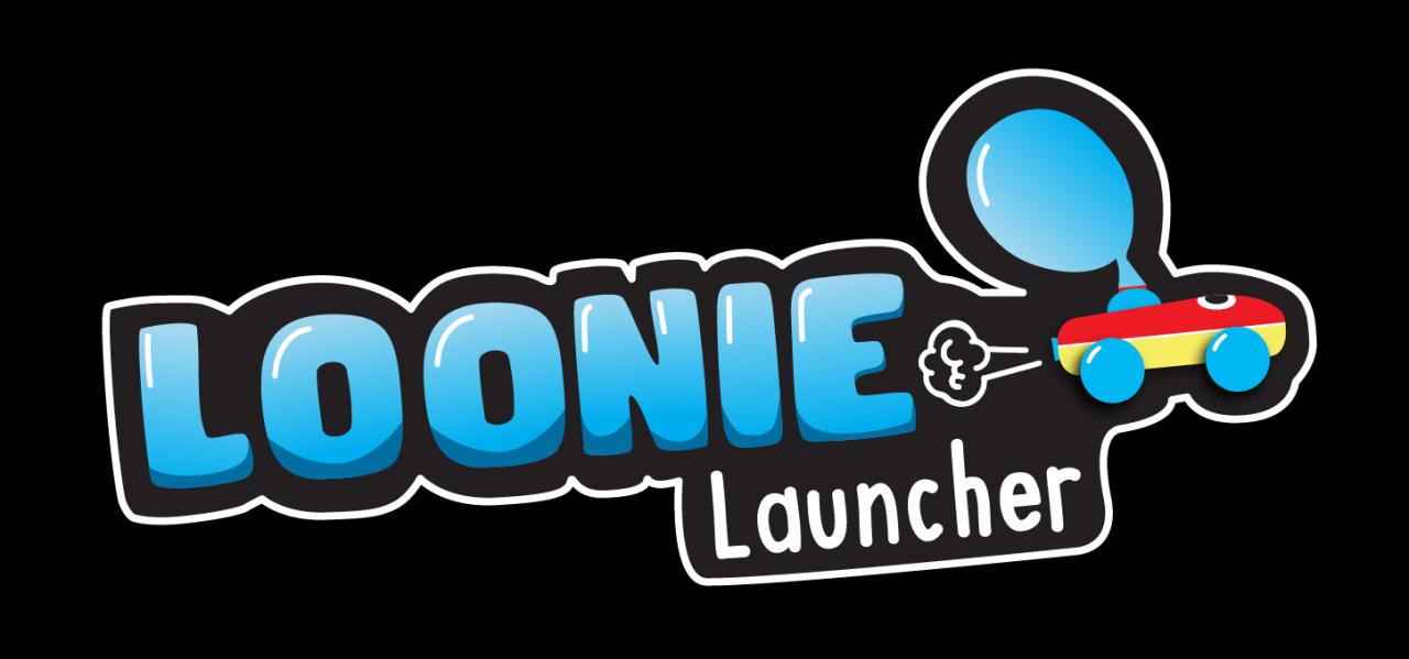 Loonie Launcher - Aerodynamic Balloon Powered Cars for 3+, Top STEM Science & Educational Toy of 2021, Includes 2 Cars, 10 Balloons 1 Air Pump