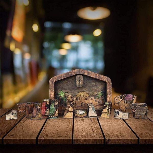 Nativity Puzzle Wooden Jesus Puzzles Set Jigsaw Game