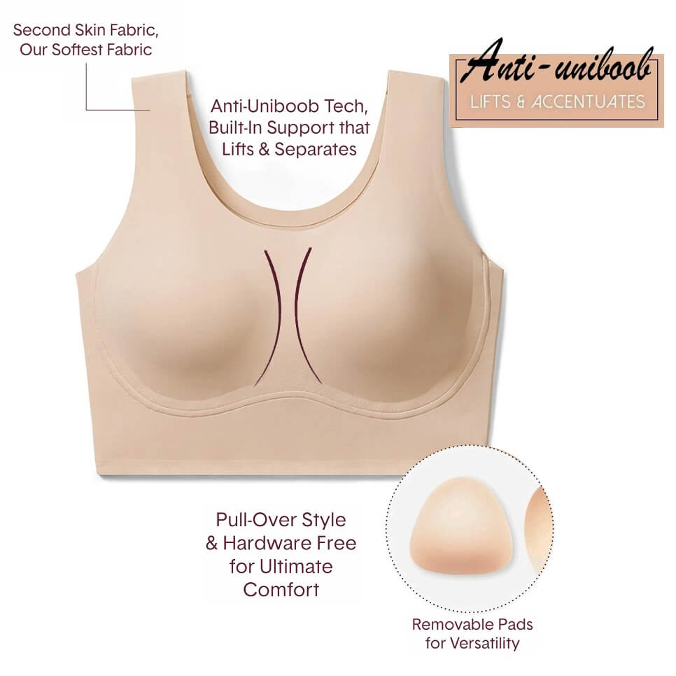 Real Plus Size Comfort Bra(Anti-Uniboob)