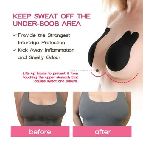 Reusable Lift Up Invisible Bra Tape - 2 Pair