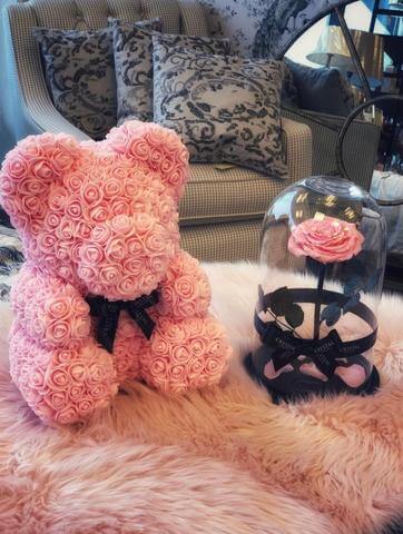 Rose Bear with Gift Box
