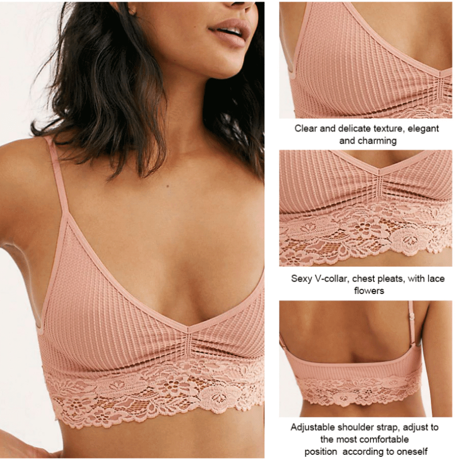 Sexy Seamless Comfy Lift Lace Bralette