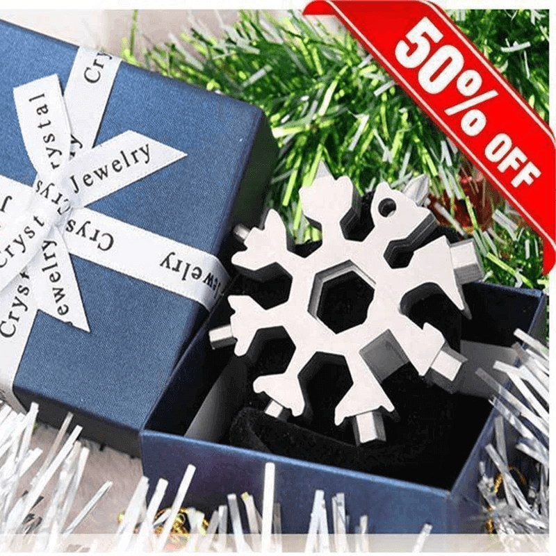 Snowflake - Multi Tool 18-in-1 Stainless Steel Portable for Outdoor Adventure