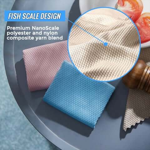 NanoScale Streak Free Miracle Cleaning Cloths - Reusable