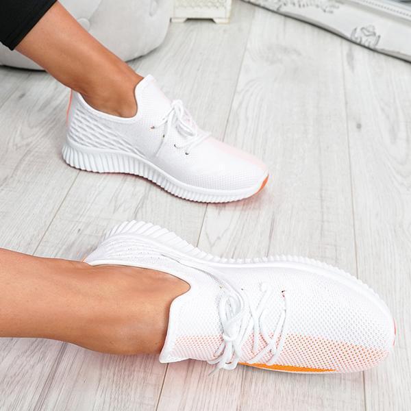 Breathable Lightweight Lace-Up Sneakers