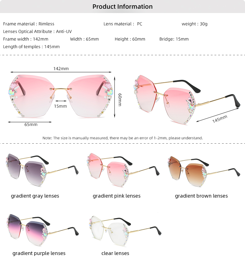 Diamond Sunglasses – Hot Summer Sale Woman Sunglasses For Beach Summer