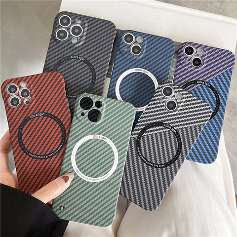 iPhone 13 Carbon Fiber Magnetic Case