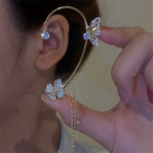 Last Day 49% OFF Butterfly Tassel Style Zircon Earrings | Perfect Gift