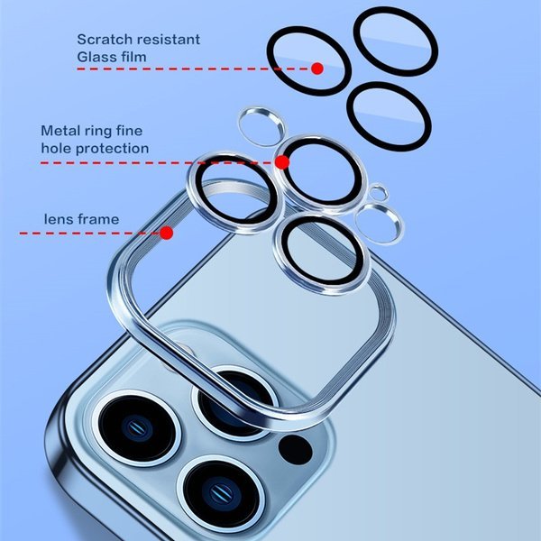 New Version 3.0 Clean Lens iPhone Case With Camera Protector