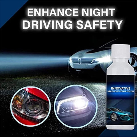 Early Summer Hot Sale 48% OFF - Car Headlight Repair Fluid (Suitable for Glass, Plastic) - BUY 2 GET 1 FREE