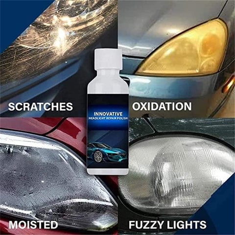 Early Summer Hot Sale 48% OFF - Car Headlight Repair Fluid (Suitable for Glass, Plastic) - BUY 2 GET 1 FREE