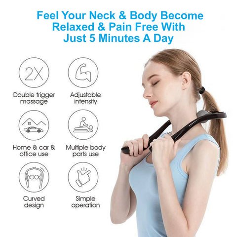 hot sale 50 offdual pressure point neck massager 1