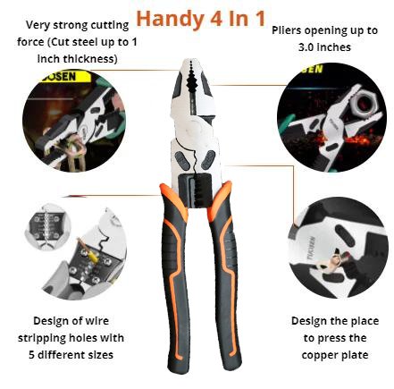 Hot Sale - SAVE 50% OFF 4-in-1 Lineman Plier