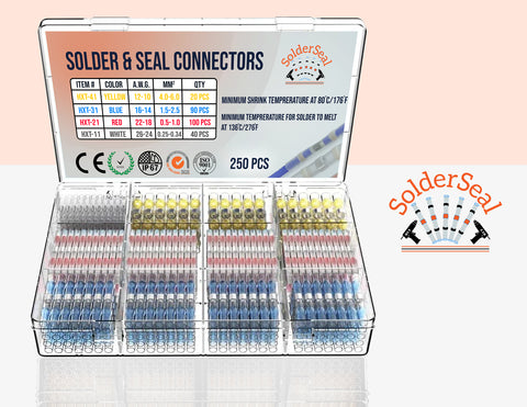 SolderSeal Premium Waterproof Solder Wire Connectors Kit