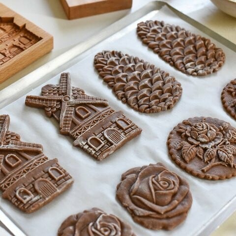 (Early Christmas Sale- 49% OFF)Wood patterned Cookie cutter - Embossing Mold For Cookies