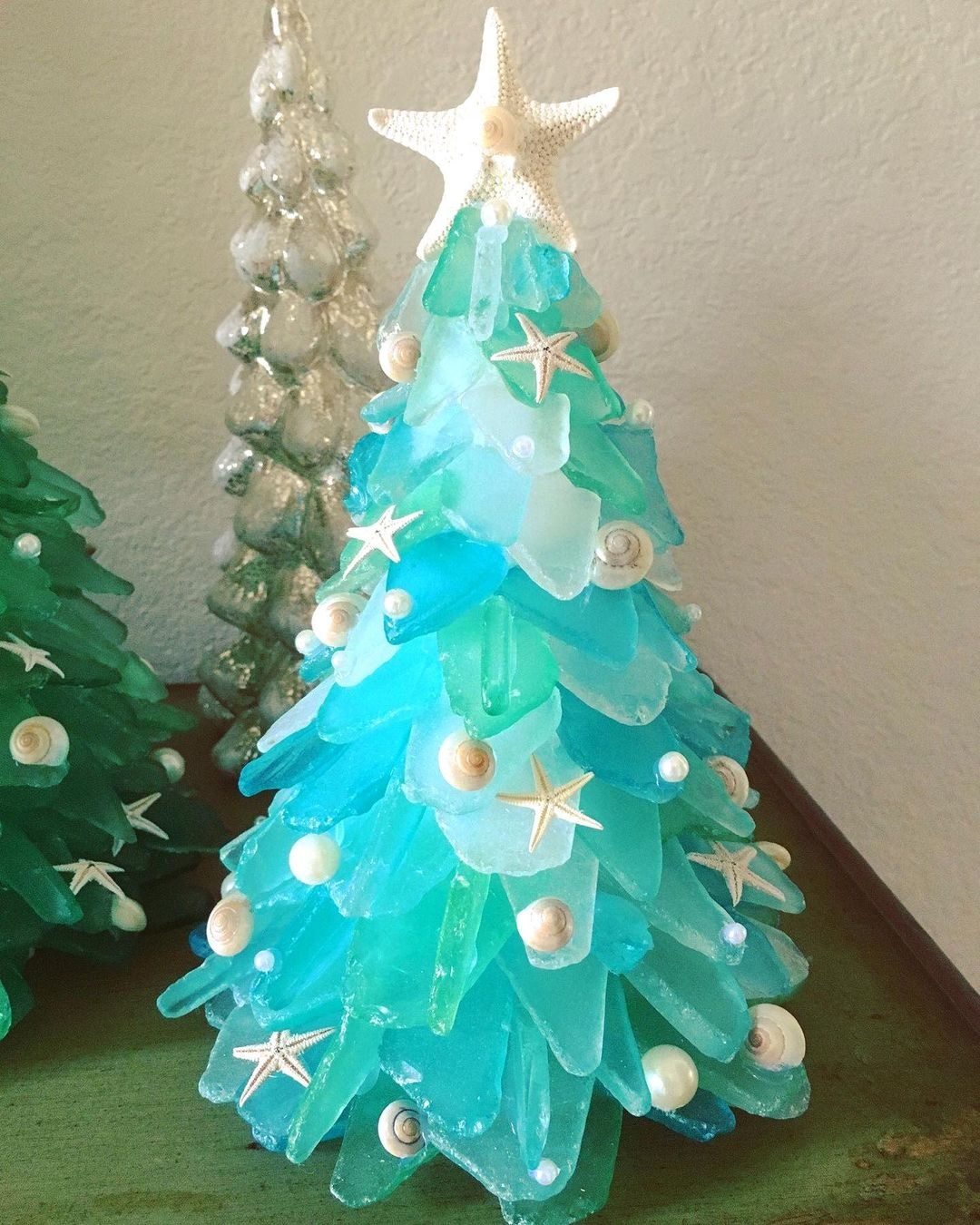 Sea Glass Christmas Tree Craft