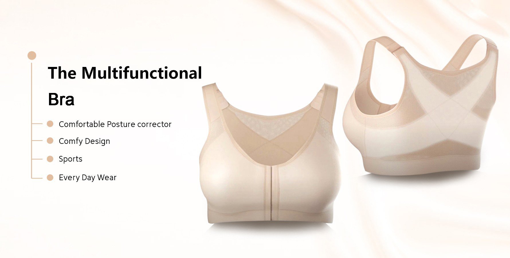 Adjustable Chest Brace Support Multifunctional Bra