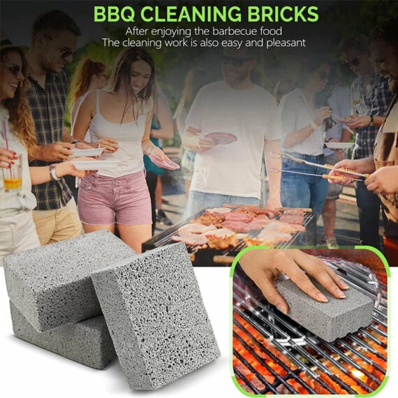 Grill Griddle Cleaning Brick Block (4 PCS) - Ceelic