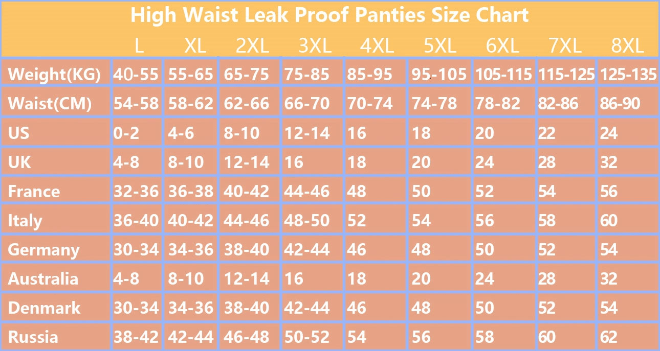 High Waist Leak Proof Panties