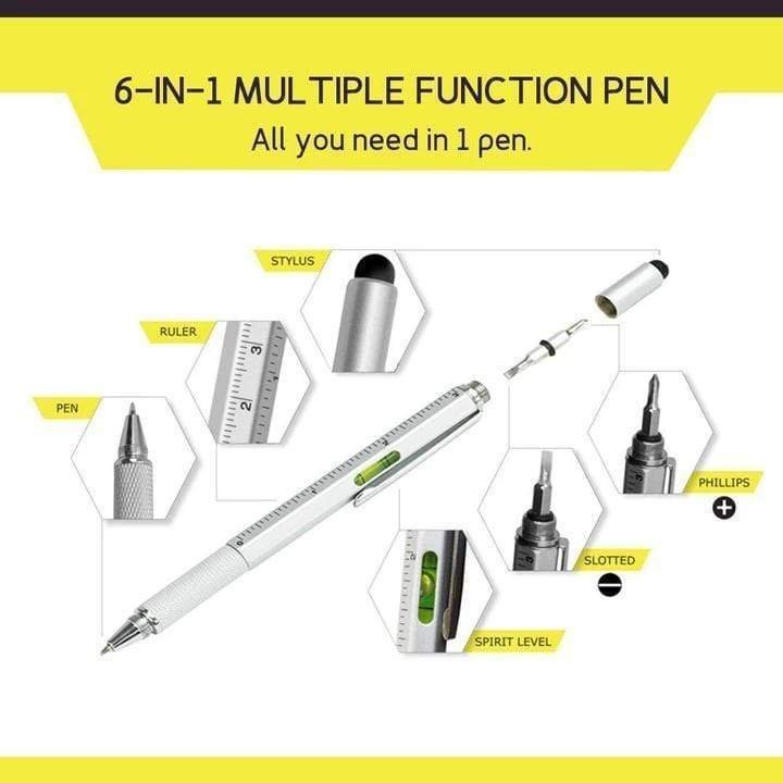 (HOT SALE - 49% OFF) 6-in-1 Multi-Functional Stylus Pen, Buy 4 Get Extra 20% OFF