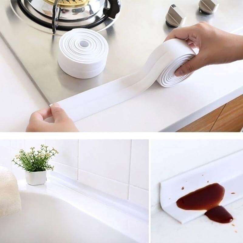 Magic Anti-Mold Peel & Stick Self-adhesive Sive Caulk Tape Strip