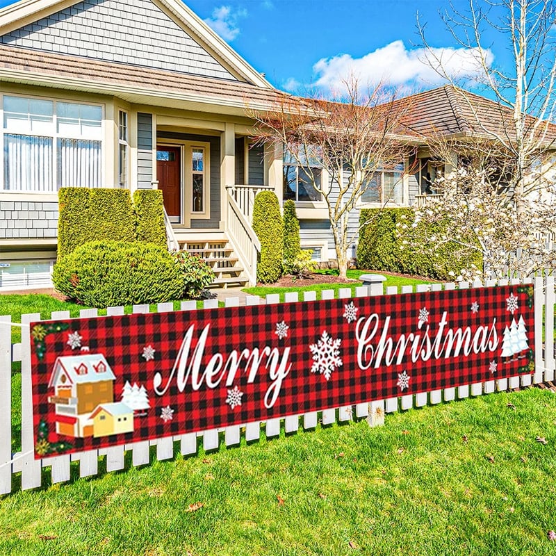 Merry Christmas Decoration Banner