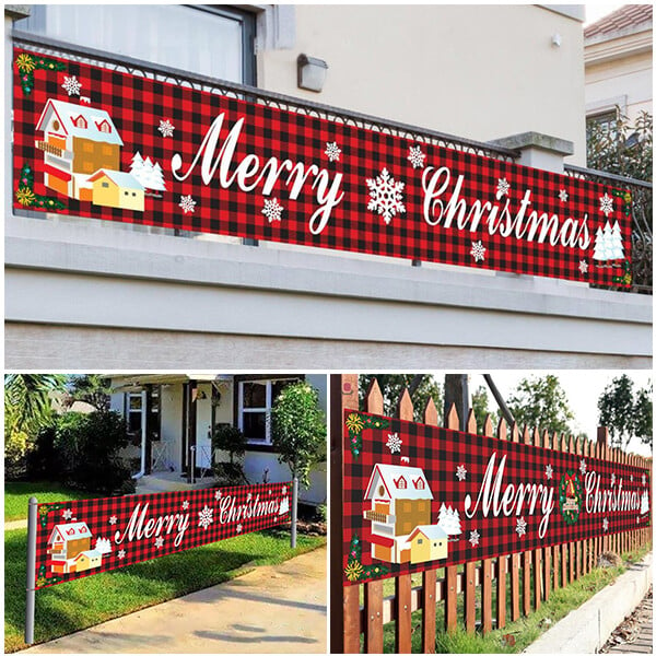 Merry Christmas Decoration Banner