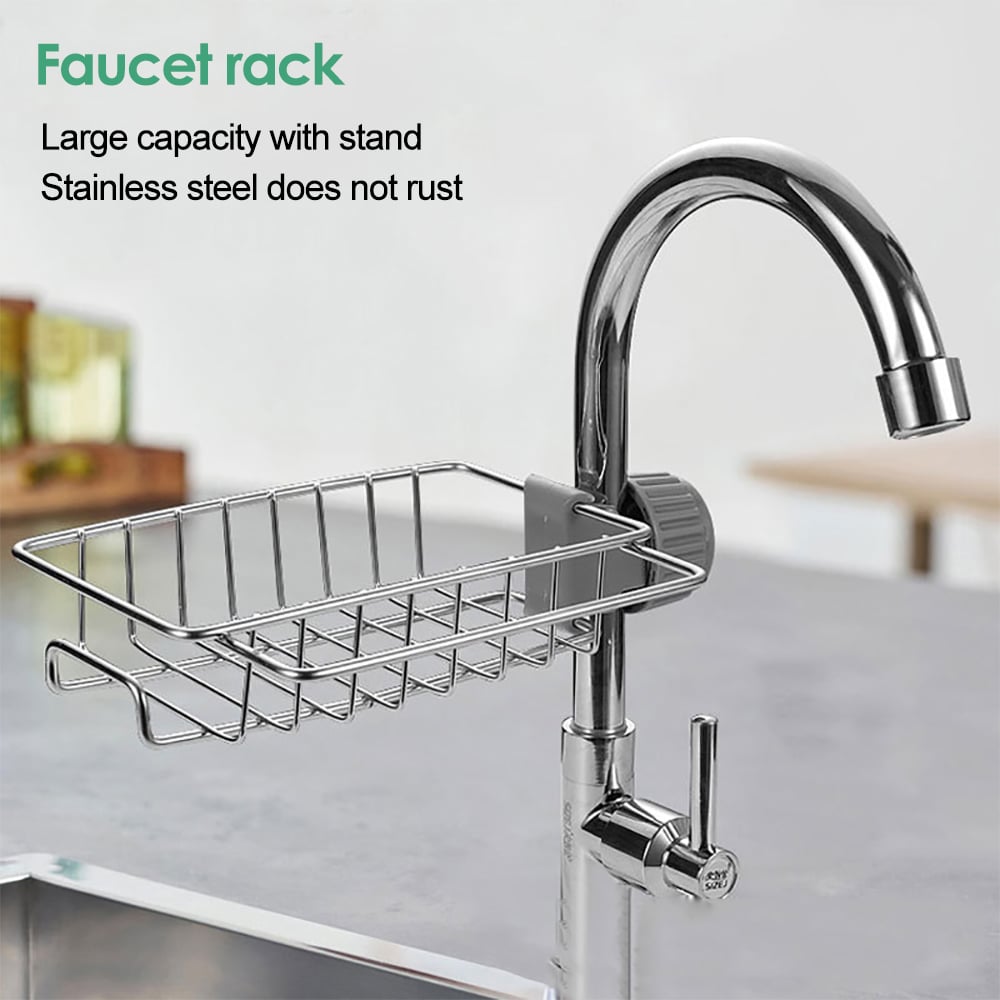 Stainless Steel Faucet Rack-A Perfect Storage Accessory for Your Kitchen