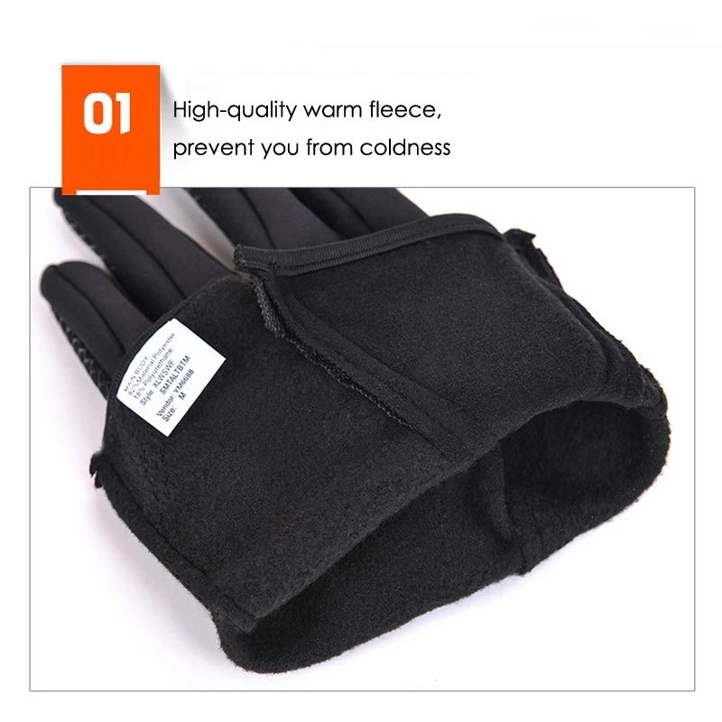 Unisex Warm Thermal Gloves Cycling Running Driving Gloves