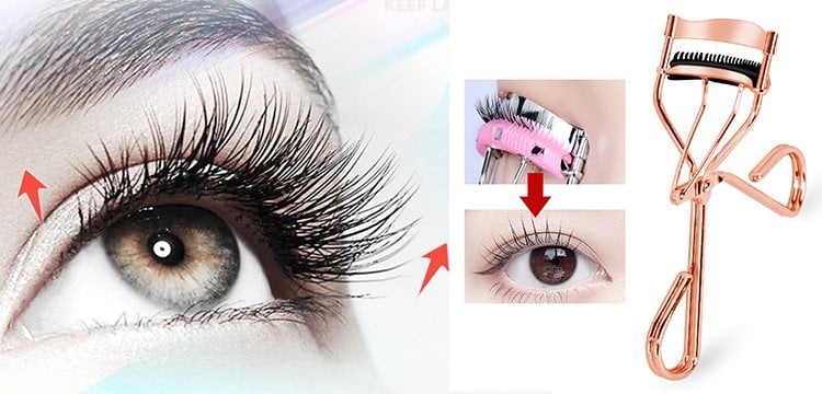 2022 New Eyelash curler with brush Makeup Tools