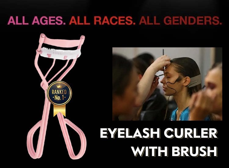 2022 New Eyelash curler with brush Makeup Tools