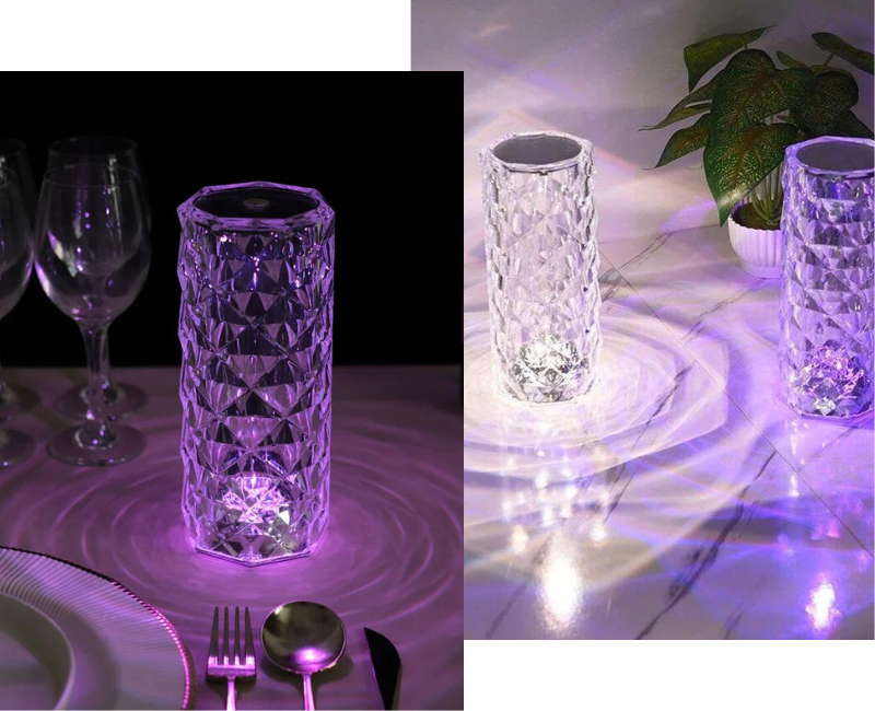 Catara Crystal Lamp