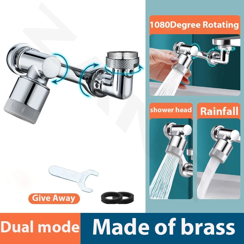 Rotating 1080¡ robotic arm faucet (universal model)