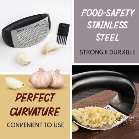 Stainless Steel Garlic Presser (Buy 2 Get 1 Free Now)